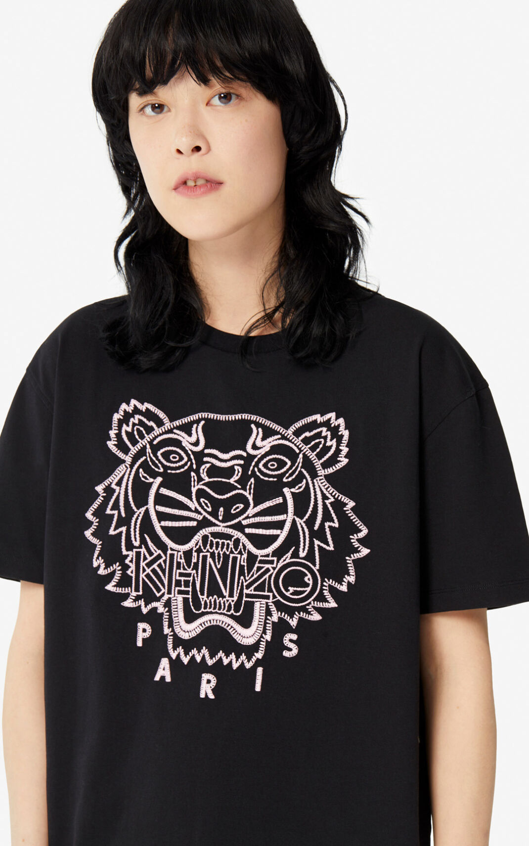 Camisetas Kenzo Capsule Expedition Tiger Mujer Negras - SKU.7042879